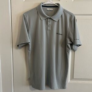 Columbia Men's Light Gray Polo Shirt